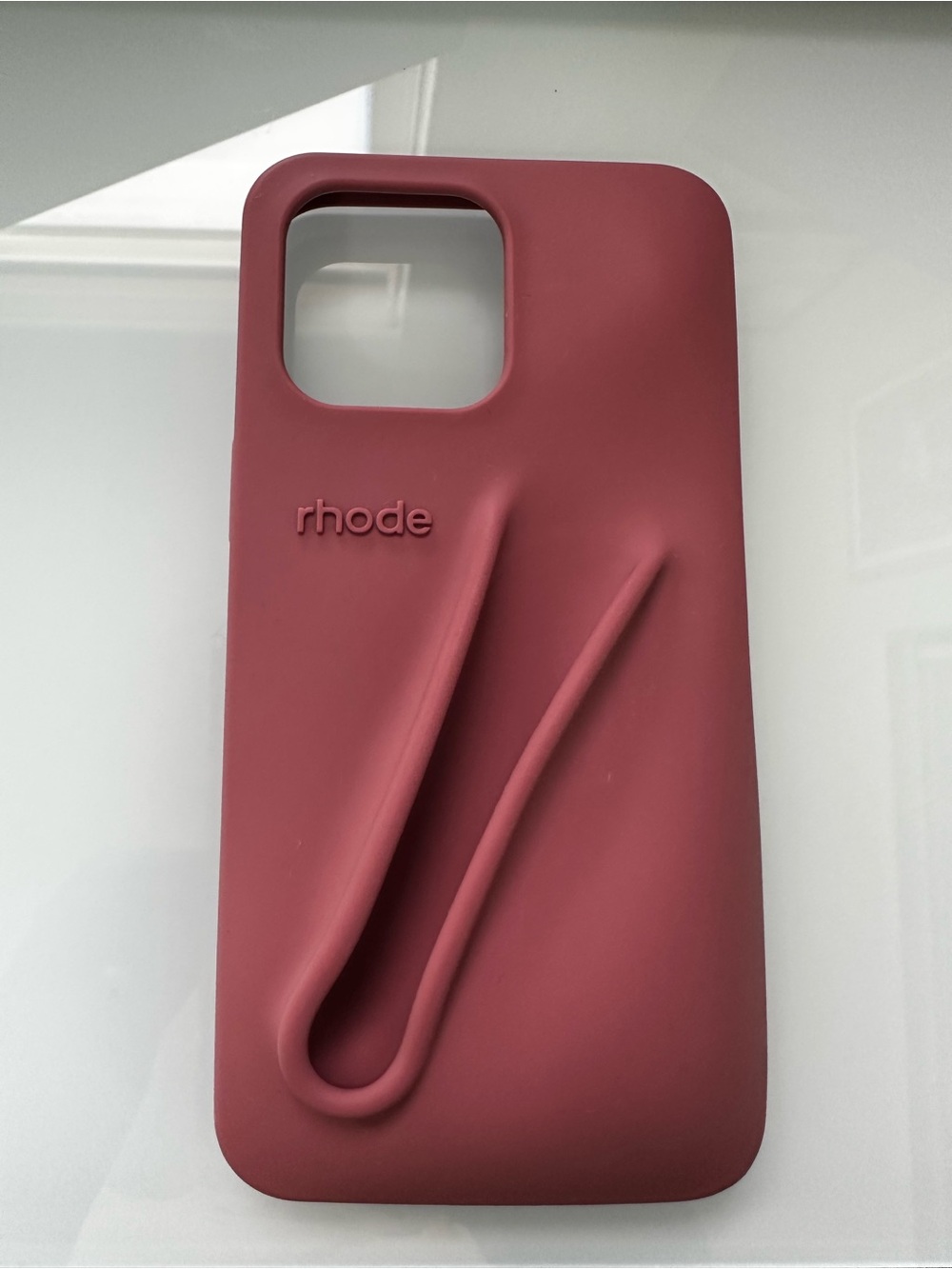 RHODE IPHONE 14 PRO MAX Mauve Silicone iPhone Case with Grip
